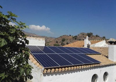 Instalación placas solares en Montes de Málaga Aficlima Solar