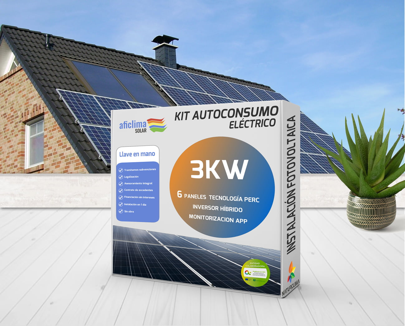 kit solar autoconsumo 3kw