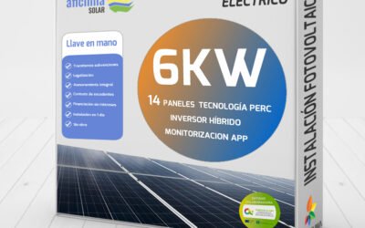 Kit paneles solares 6kW