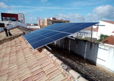 Placas solares en pérgola Jaén