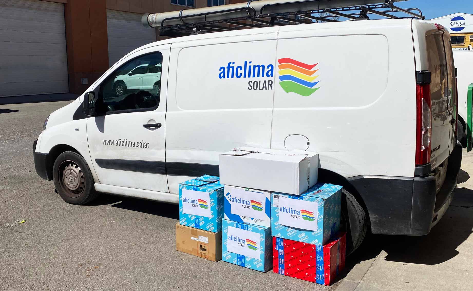 Iniciativa benéfica de Aficlima Solar