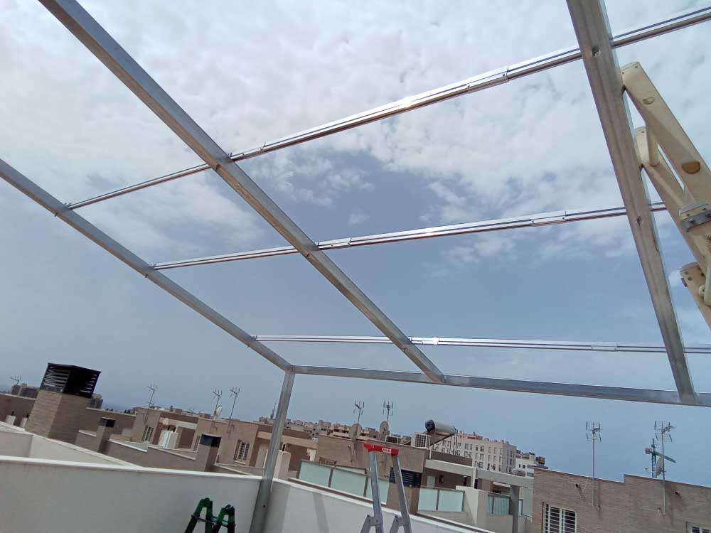 estructura pergola solar Almería