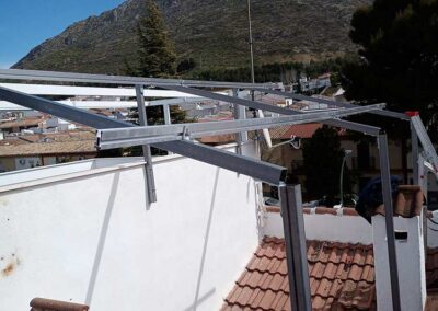 Estructura instalación solar Martos