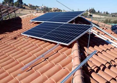 Proceso instalación de placas solares en Las Gabias Granada