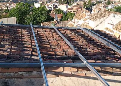 Proceso de instalación de placas solares en Granada