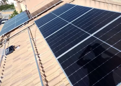 Proceso instalación placas solares Otura Granada