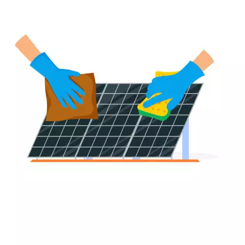 Limpieza de placas solares